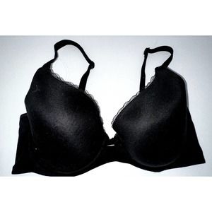 Calvin Klein Women's Every‎ Day Push up Plunge Bra black RN36543  Size 38B